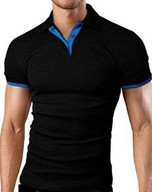 Fashion Concise Men's Shirt Casual Slim Fit Short Sleeve T Shirt Top Mens T Shirts New Summer poleras hombre camiseta MY103