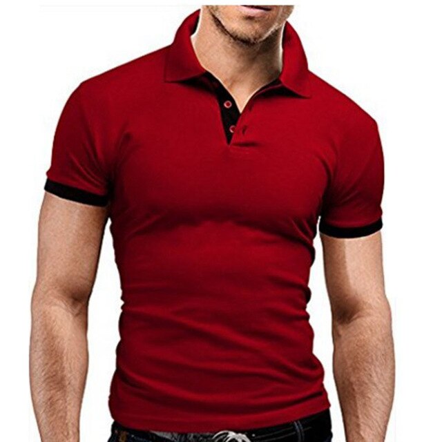 Fashion Concise Men's Shirt Casual Slim Fit Short Sleeve T Shirt Top Mens T Shirts New Summer poleras hombre camiseta MY103