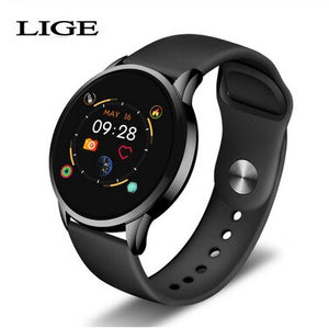 LIGE 2019 Hot Sale Smart Watches Heart Rate Blood Pressure Monitor Smart Watch Women Smartwatch Sport watch for IOS Android+Box