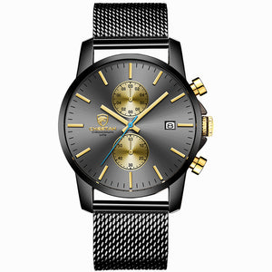 2019 Men Watch CHEETAH Brand Fashion Sports Quartz Watches Mens Leather Waterproof Chronograph Clock Business Relogio Masculino