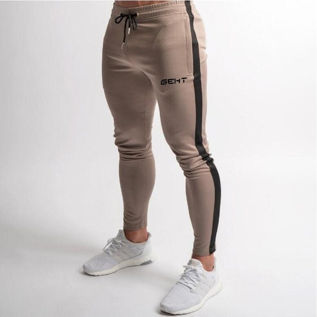 2019 Summer New Fashion Thin section Pants Men Casual Trouser Jogger Bodybuilding Fitness Sweat Time limited Sweatpants